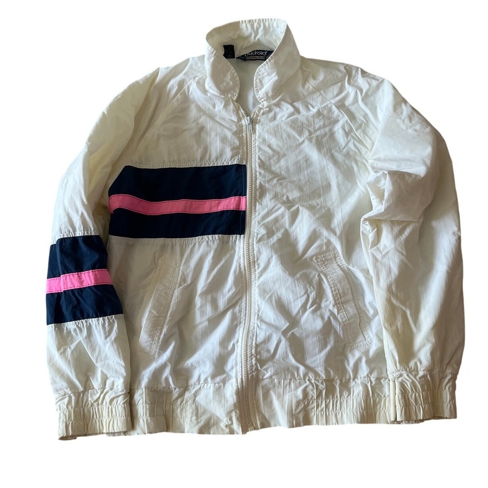 Vintage duckster woman's medium color block jacket‎ 80 90